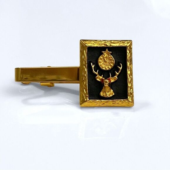 Vintage Deer Tie Clip - Picture 1 of 5